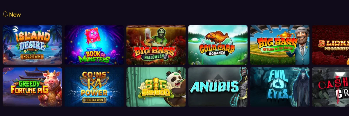 New games at King's Chip Casino